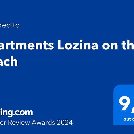 Apartments Lozina On The Beach Omiš Екстериор снимка